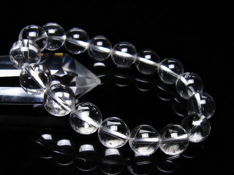 ヒマラヤ水晶 ブレスレット 12mm [t263-4411] 1枚目