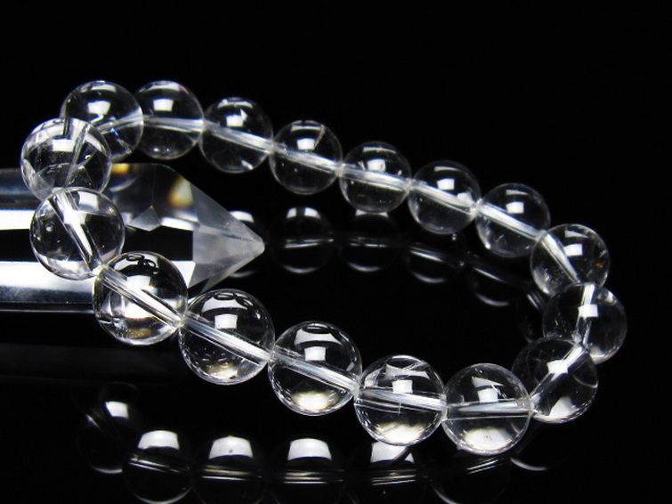 ヒマラヤ水晶 ブレスレット 12mm [t263-4420] 1枚目