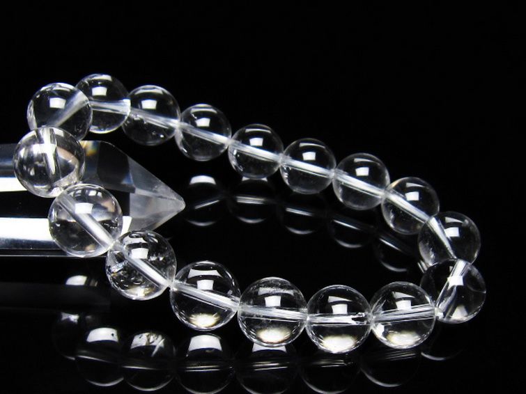 ヒマラヤ水晶 ブレスレット 12mm [t263-4424] 1枚目