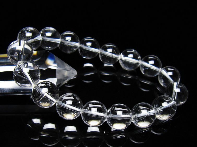 ヒマラヤ水晶 ブレスレット 12mm [t263-4426] 1枚目