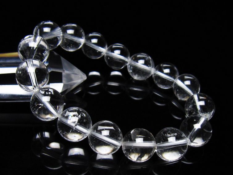 ヒマラヤ水晶 ブレスレット 12mm [t263-4430] 1枚目