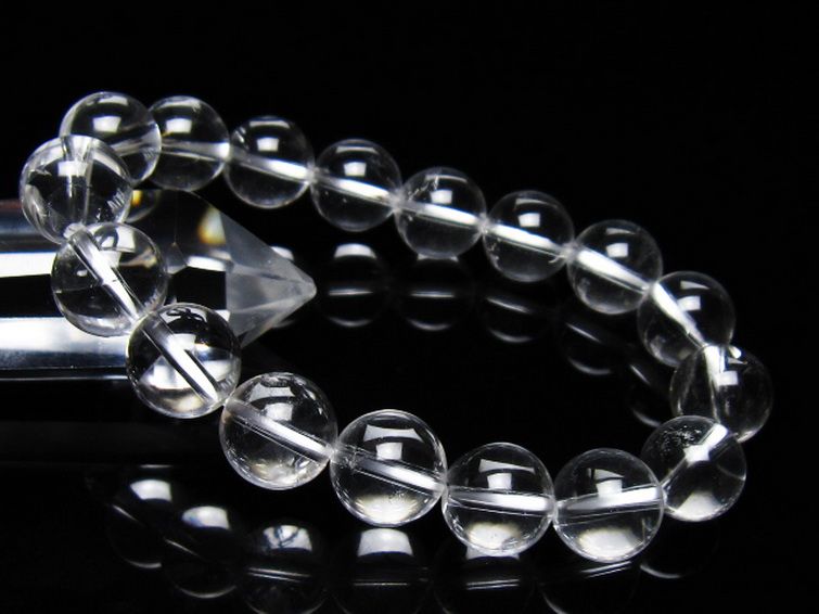 ヒマラヤ水晶 ブレスレット 12mm [t263-4432] 1枚目