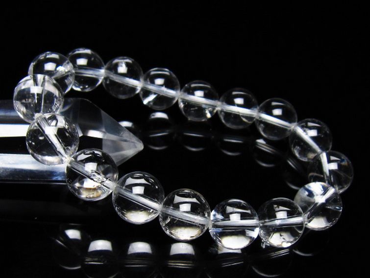 ヒマラヤ水晶 ブレスレット 12mm [t263-4433] 1枚目