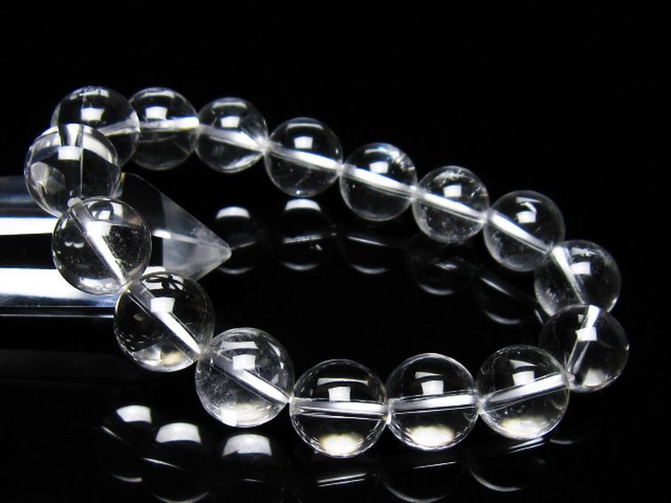 ヒマラヤ水晶 ブレスレット 13mm [t263-4446] 1枚目