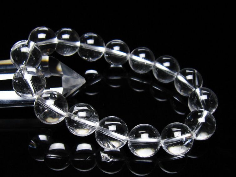 ヒマラヤ水晶 ブレスレット 14mm [t263-4447] 1枚目