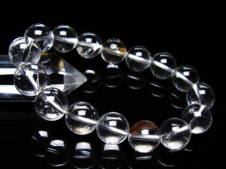 ヒマラヤ水晶 ブレスレット 13mm [t263-4452] 1枚目