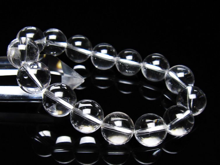 ヒマラヤ水晶 ブレスレット 14mm [t263-4461] 1枚目