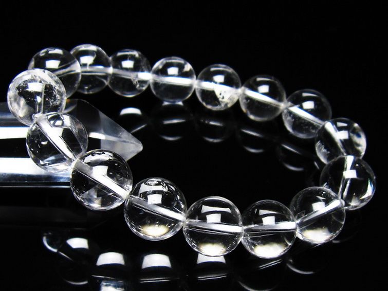 ヒマラヤ水晶 ブレスレット 14mm [t263-4463] 1枚目