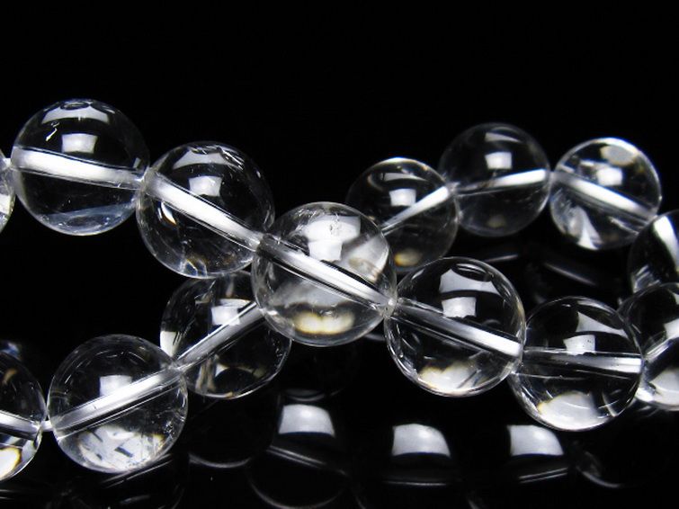 ヒマラヤ水晶 ブレスレット 14mm [t263-4463] 2枚目