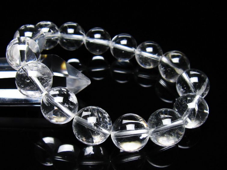 ヒマラヤ水晶 ブレスレット 14mm [t263-4464] 1枚目