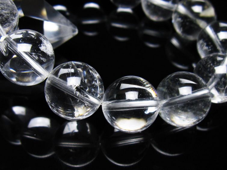 ヒマラヤ水晶 ブレスレット 14mm [t263-4464] 3枚目