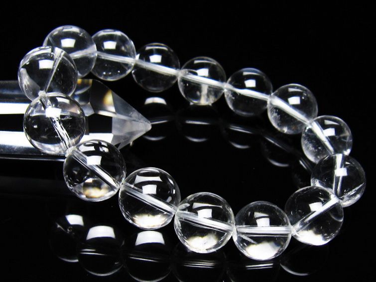 ヒマラヤ水晶 ブレスレット 15mm [t263-4466] 1枚目