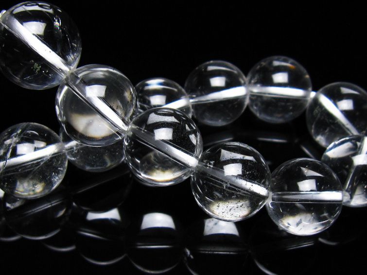 ガーデン水晶 ブレスレット 14mm [t263-4468] 2枚目