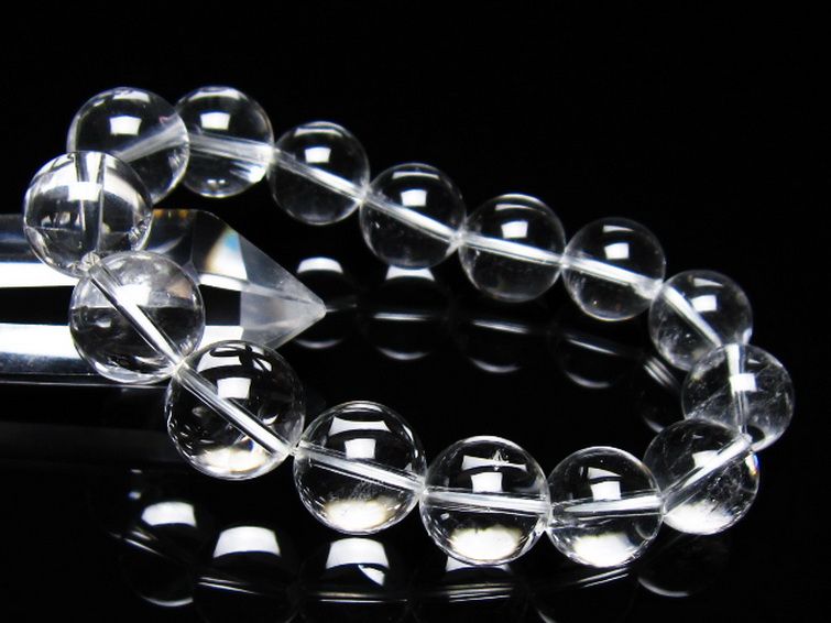 ヒマラヤ水晶 ブレスレット 14mm [t263-4471] 1枚目