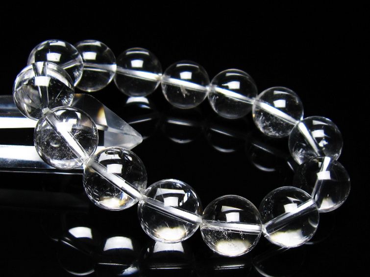 ヒマラヤ水晶 ブレスレット 16mm [t263-4472] 1枚目