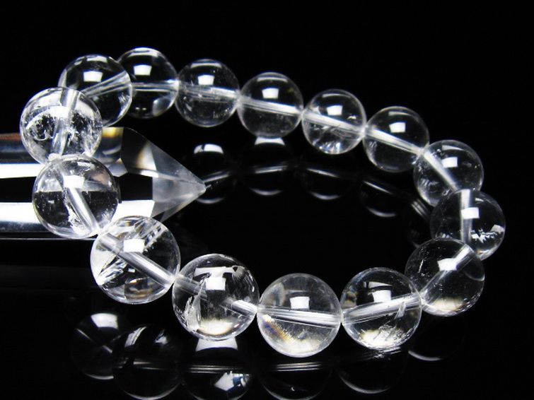 ヒマラヤ水晶 ブレスレット 15mm [t263-4473] 1枚目