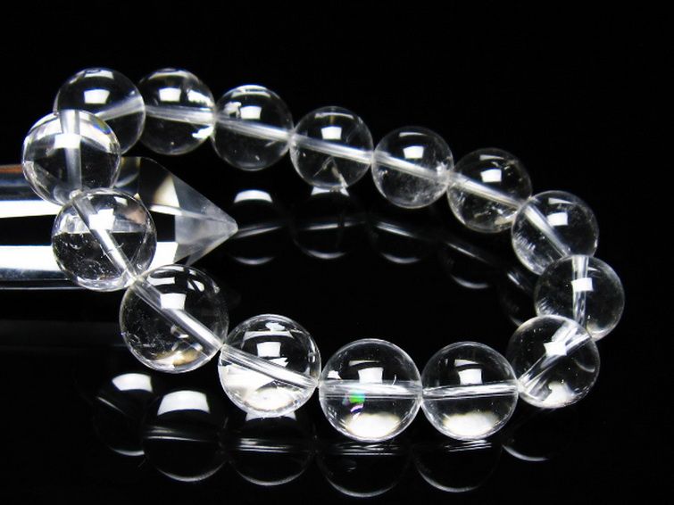 ヒマラヤ水晶 ブレスレット 15mm [t263-4479] 1枚目