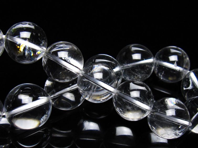 ヒマラヤ水晶 ブレスレット 14mm [t263-4483] 2枚目