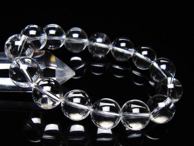 ヒマラヤ水晶 ブレスレット 15mm [t263-4484] 1枚目