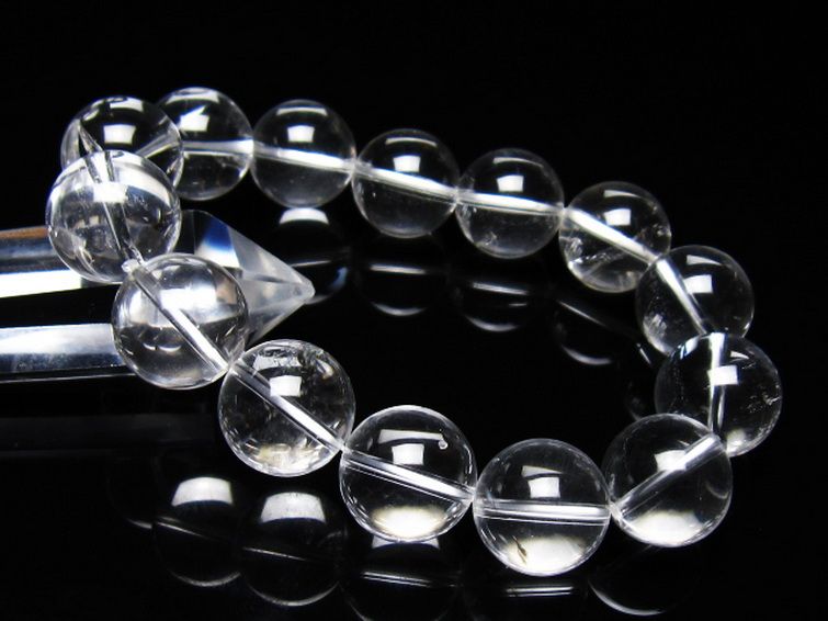 ヒマラヤ水晶 ブレスレット 17mm [t263-4489] 1枚目