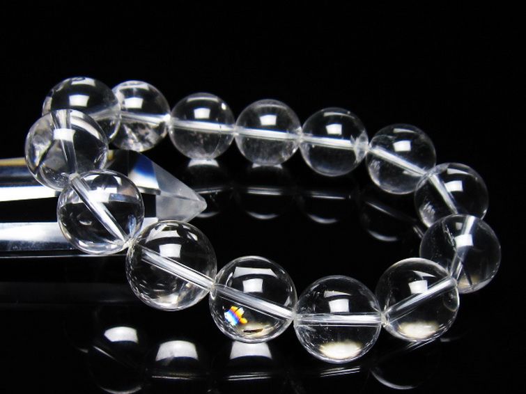 ヒマラヤ水晶 ブレスレット 16mm [t263-4490] 1枚目