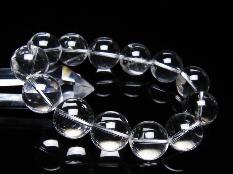 ヒマラヤ水晶 ブレスレット 18mm [t263-4492] 1枚目