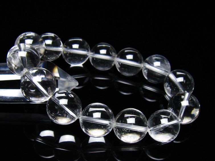 ヒマラヤ水晶 ブレスレット 16mm [t263-4495] 1枚目