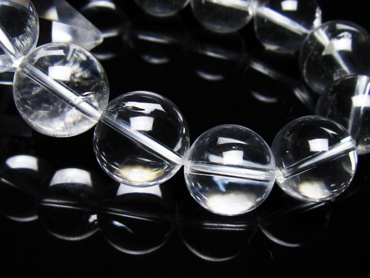 ヒマラヤ水晶 ブレスレット 16mm [t263-4497] 3枚目