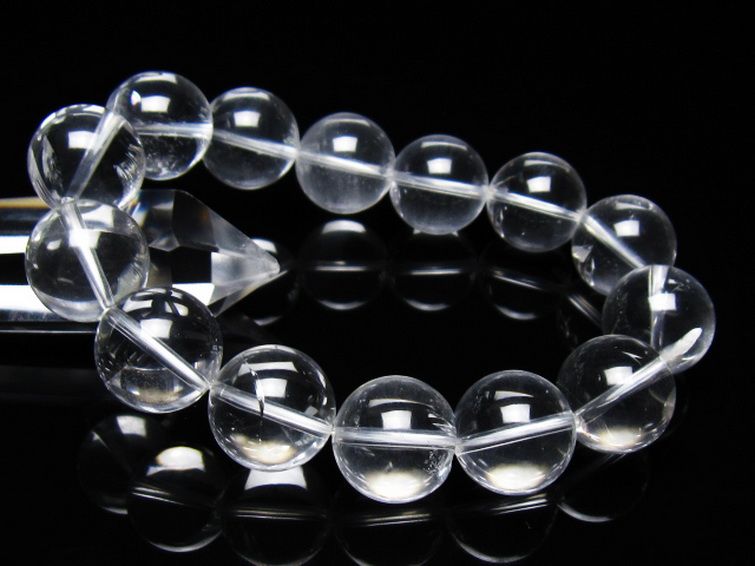 ヒマラヤ水晶 ブレスレット 17mm [t263-4498] 1枚目