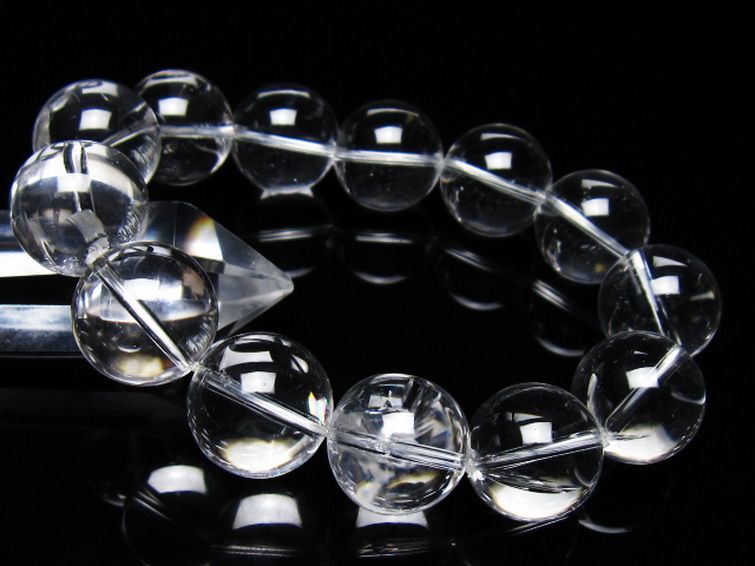 ヒマラヤ水晶 ブレスレット 18mm [t263-4499] 1枚目