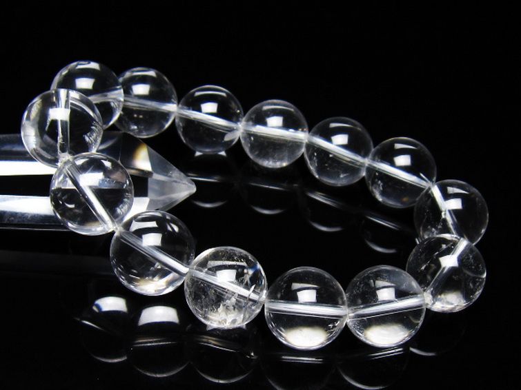 ヒマラヤ水晶 ブレスレット 17mm [t263-4500] 1枚目