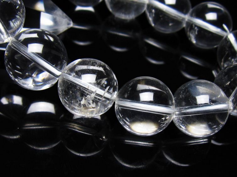 ヒマラヤ水晶 ブレスレット 17mm [t263-4500] 3枚目