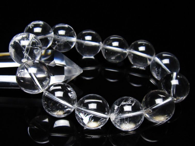 ヒマラヤ水晶 ブレスレット 18mm [t263-4502] 1枚目