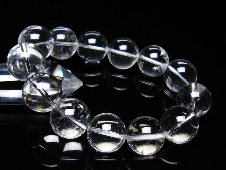 ヒマラヤ水晶 ブレスレット 18mm [t263-4503] 1枚目