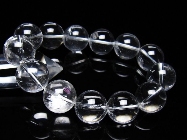 ヒマラヤ水晶 ブレスレット 18mm [t263-4507] 1枚目