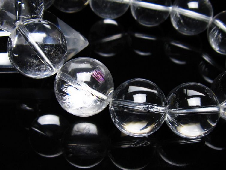 ヒマラヤ水晶 ブレスレット 18mm [t263-4507] 3枚目