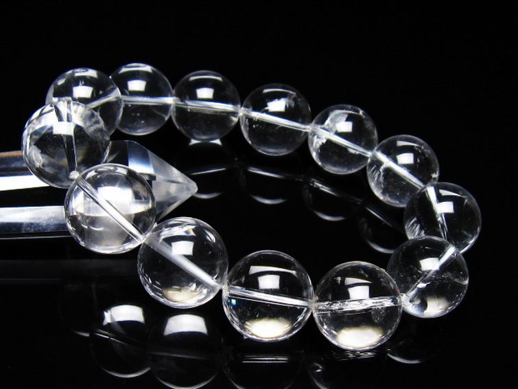 ヒマラヤ水晶 ブレスレット 19mm [t263-4508] 1枚目