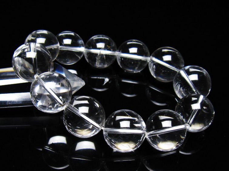 ヒマラヤ水晶 ブレスレット 20mm [t263-4510] 1枚目