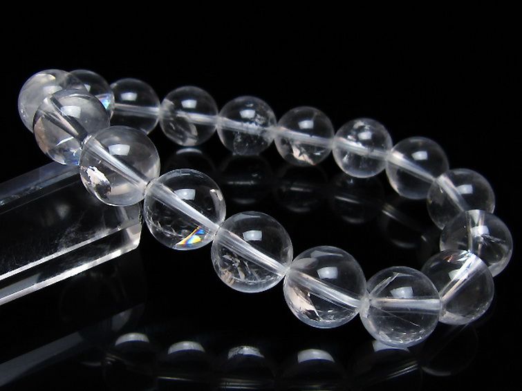 ヒマラヤ水晶 ブレスレット 12mm [t263-4748] 1枚目