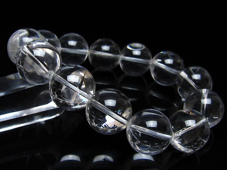 ヒマラヤ水晶 ブレスレット 18mm [t263-4818] 1枚目