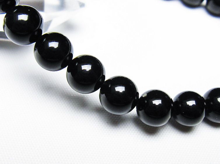 ゴールドキャッツアイオブシディアン ブレスレット 8mm [T265-1736] 3枚目