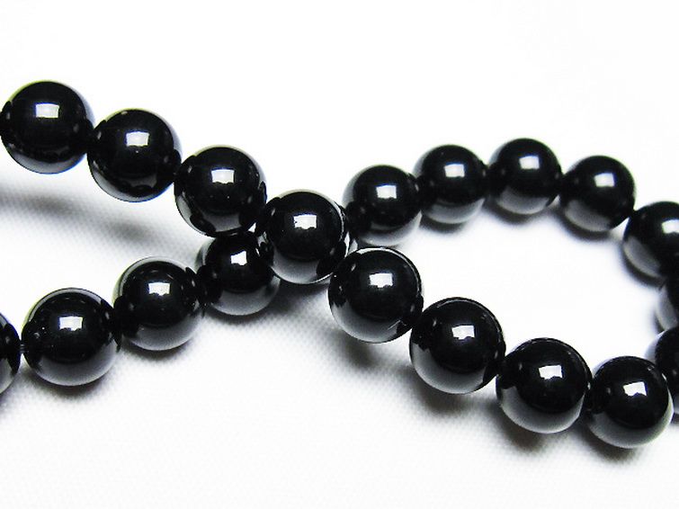 ゴールドキャッツアイオブシディアン ブレスレット 8mm [T265-1780] 2枚目