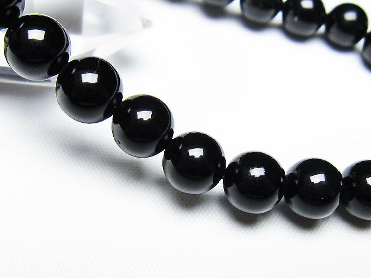 ゴールドキャッツアイオブシディアン ブレスレット 8mm [T265-1784] 3枚目