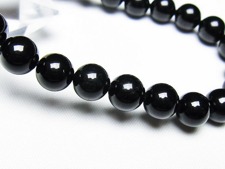 ゴールドキャッツアイオブシディアン ブレスレット 8mm [T265-1790] 3枚目