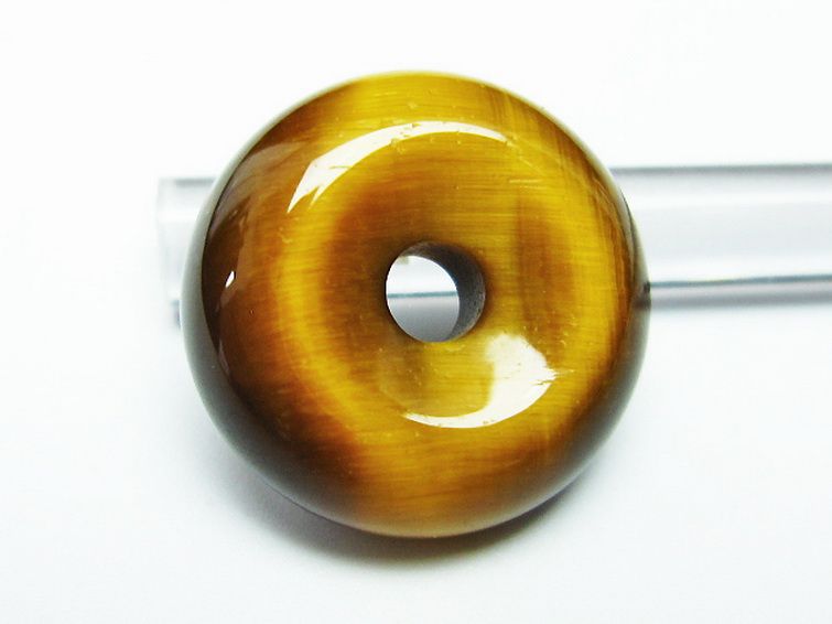 タイガーアイ※黄虎目石平安扣[T267-781] 2枚目