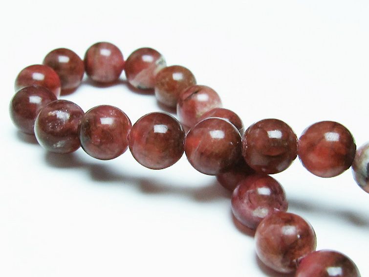 インカローズ ロードクロサイト ブレスレット 8mm [t27-2419] 2枚目