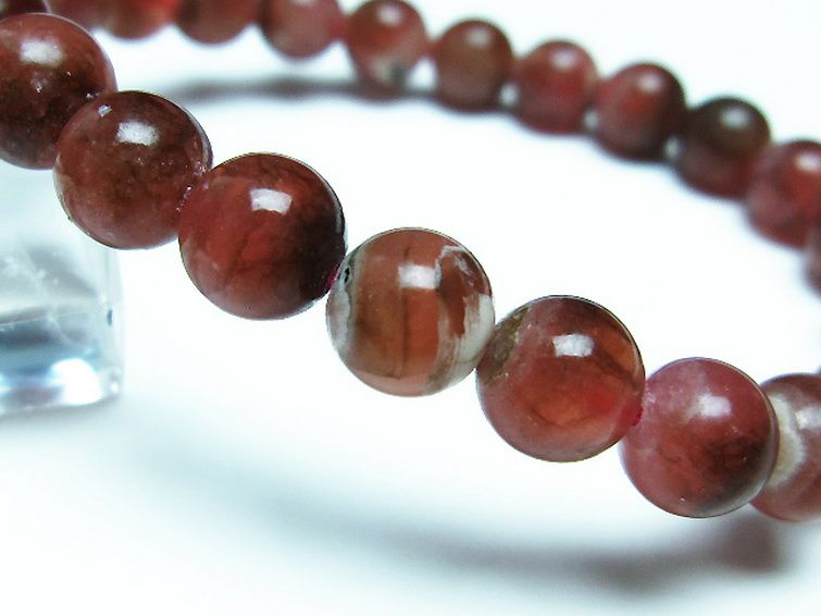 インカローズ ロードクロサイト ブレスレット 8mm [t27-2419] 3枚目