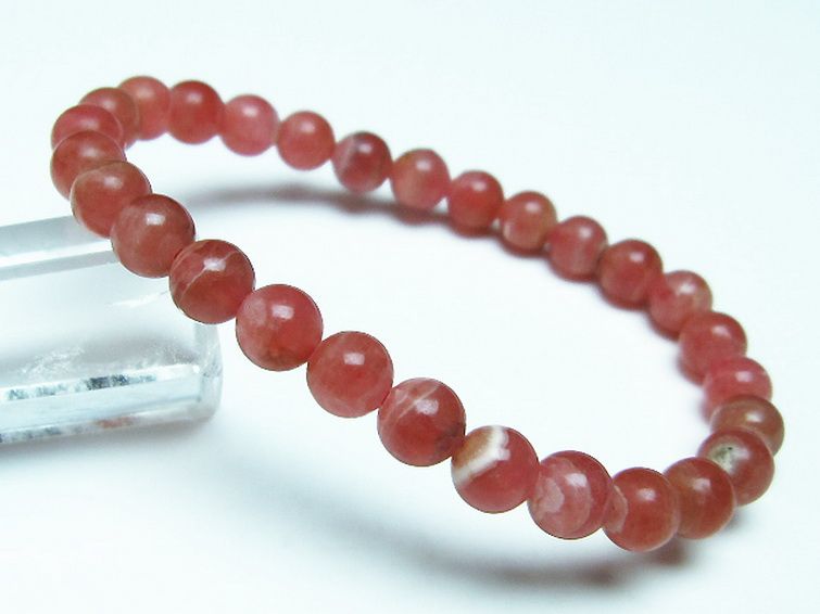 インカローズ ロードクロサイト ブレスレット 7mm [t27-2505] 1枚目