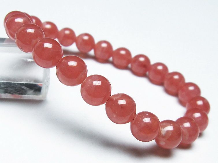 インカローズ ロードクロサイト ブレスレット 8mm [t27-2555] 1枚目