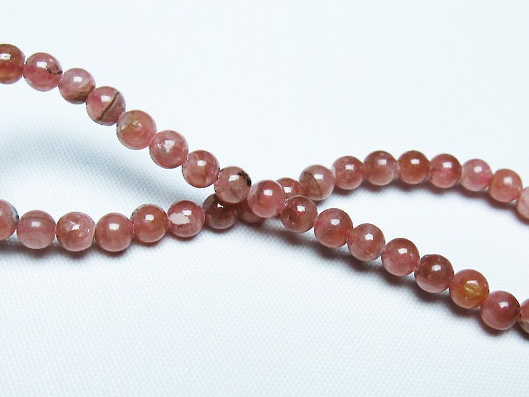 インカローズ ロードクロサイト ブレスレット 5mm [T27-2568] 2枚目